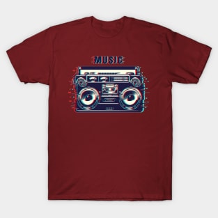 Music Tape Recorder T-Shirt